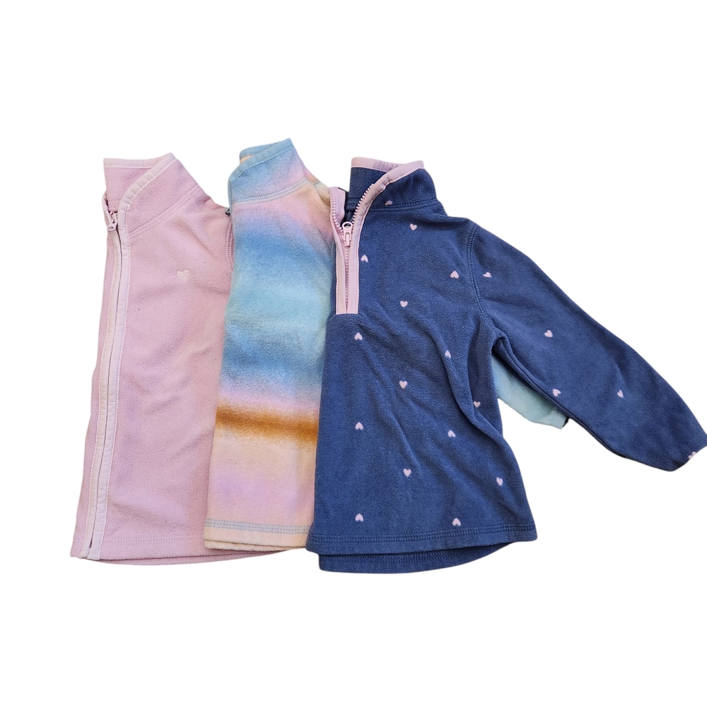 Osh Kosh B'gosh Colorful Fleece Pullover Set And Zip Up